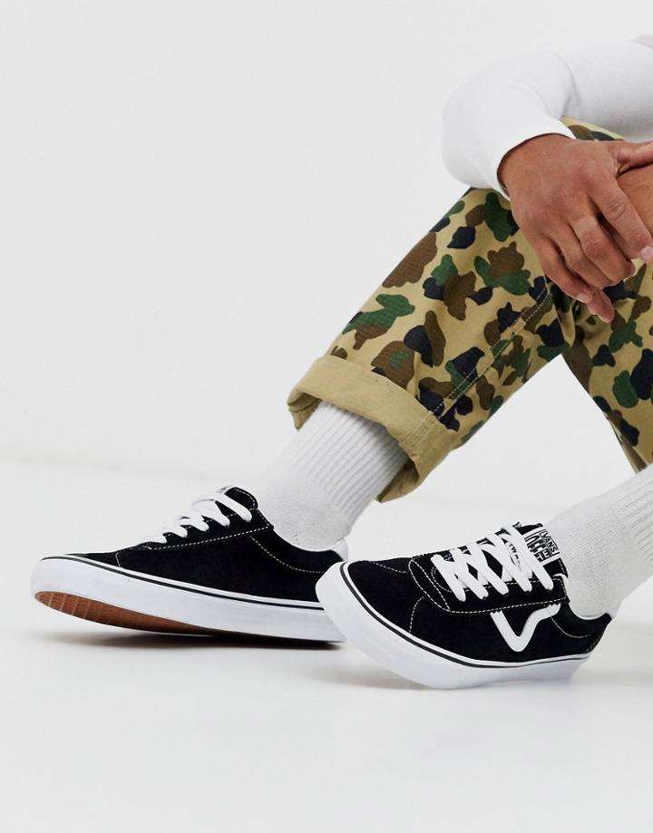 Vans Sport Sneakers In Black