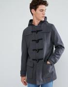 Stanley Adams Wool Duffle Coat - Gray