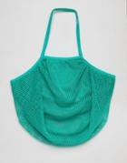 Asos Beach String Shopper Bag - Blue