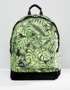 Mi-pac Tropical Leaf Backpack Green - Green
