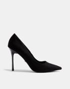 Topshop Heeled Pumps In Black