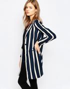 Selected Striped Blazer - Selected Striped Bla