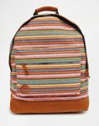 Mi-pac Peruvian Stipe Backpack - Orange