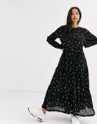 Resume Persia Floral Midi Dress-black