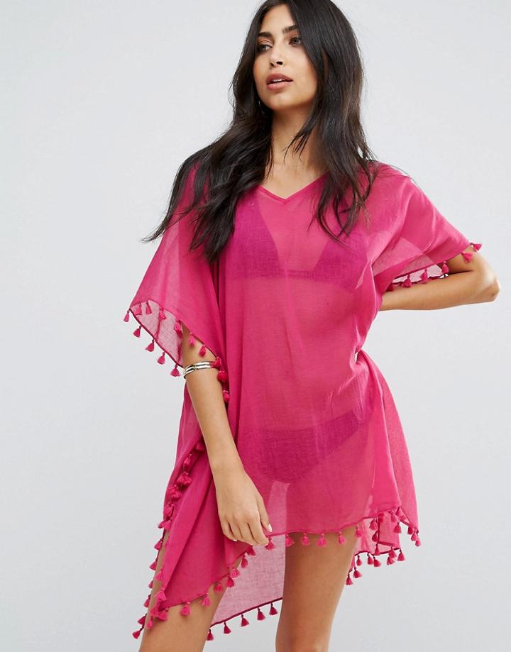 Seafolly Amnesia Beach Caftan - Pink