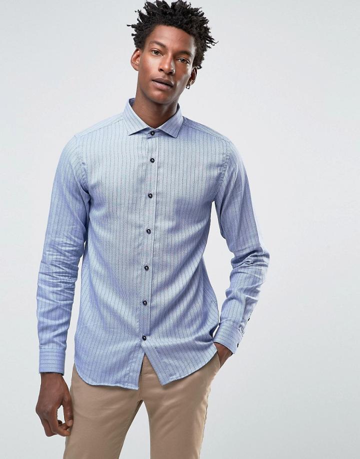 Selected Slim Long Sleeved Shirt - Black