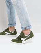 Diadora B.original Sneakers In Green - Green