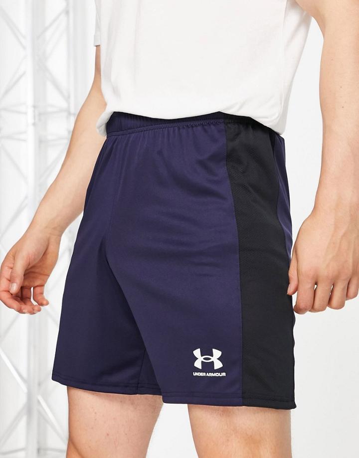 Under Armour Football Challenger Shorts In Navy