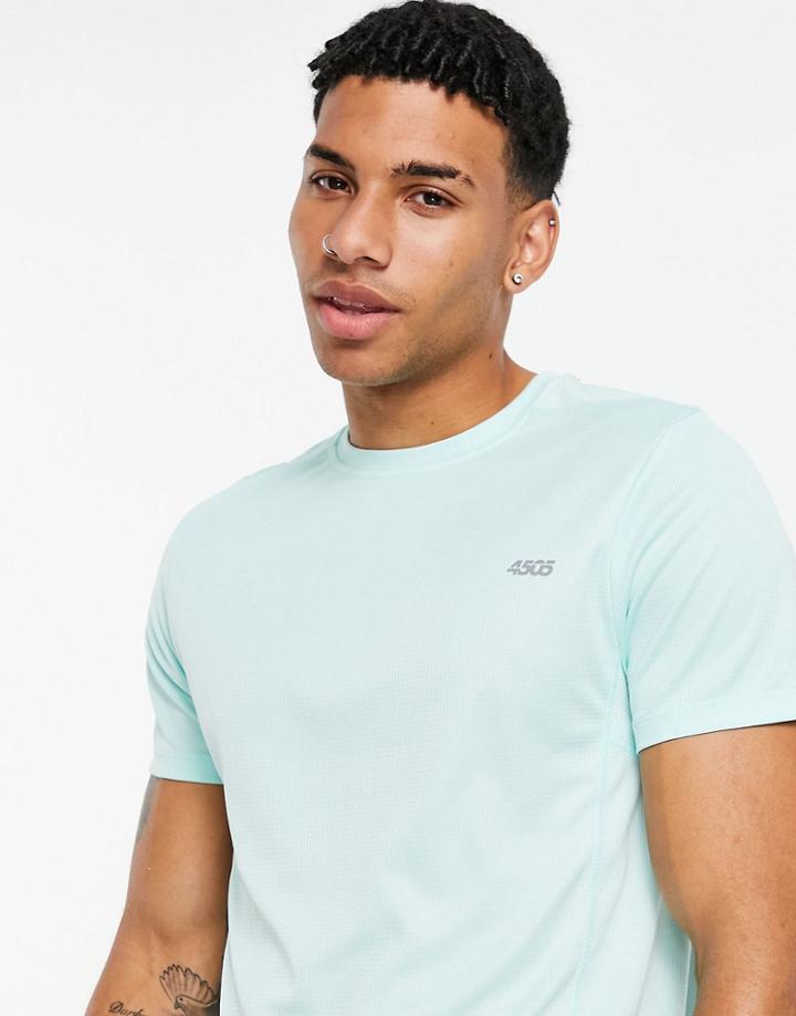 Asos 4505 Icon Training T-shirt With Quick Dry In Mint-green