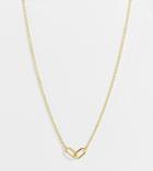 Designb London Necklace With Interlocking Pendant In Gold Plate