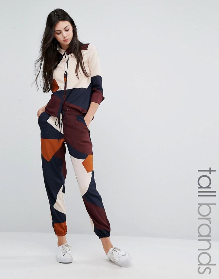 Vero Moda Tall Color Block Shirt - Multi