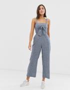 Abercrombie & Fitch Jumpsuit With Tie Front - Blue