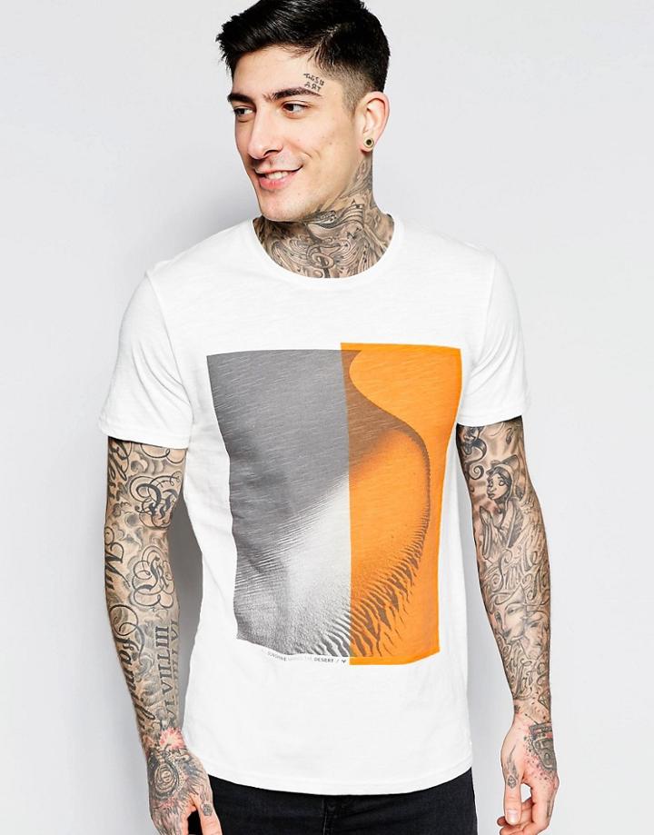 Minimum Printed T-shirt - Beige
