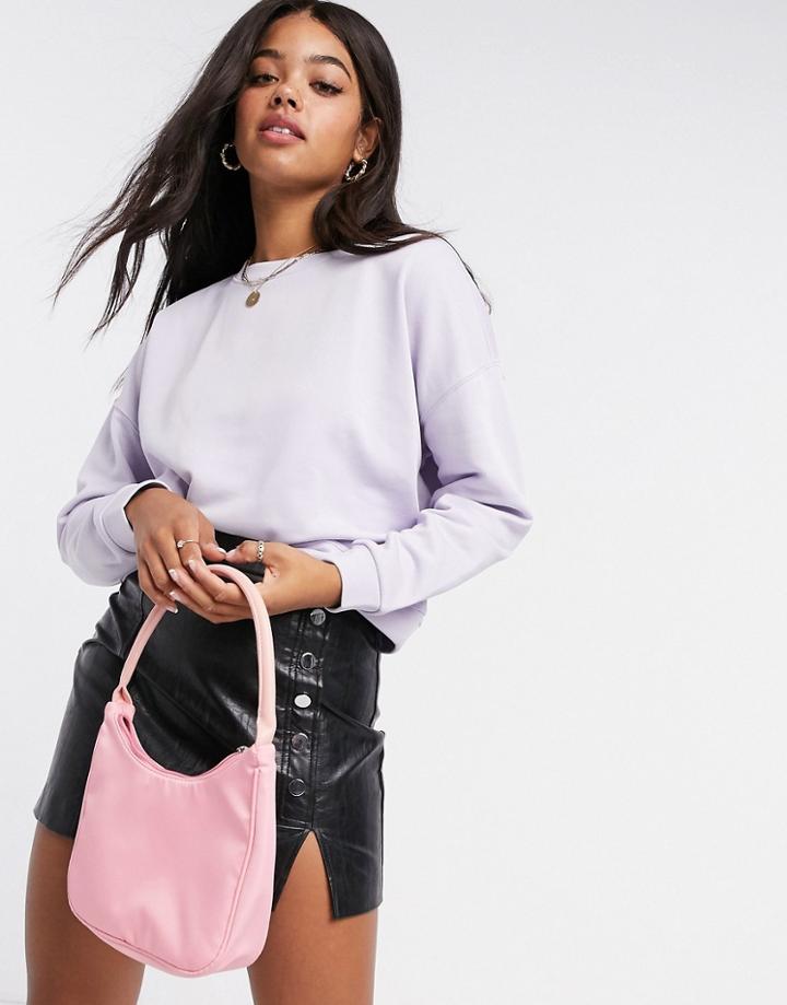 Pieces Sweatshirt In Lilac-purple