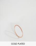Kingsley Ryan Rose Gold Plated Fine Ring - Gold