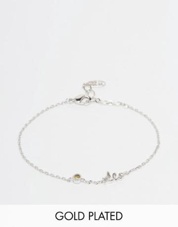 Astrid & Miyu Leo Zodiac Bracelet - Silver