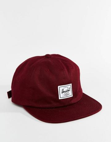 Herschel Supply Co Albert Snapback Cap - Red