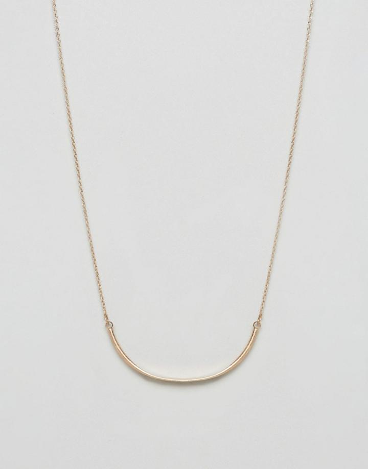 Selected Gold Bar Necklace - Gold