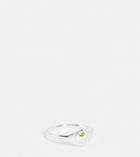 Kingsley Ryan August Birthstone Ring In Sterling Silver With Peridot Crystal