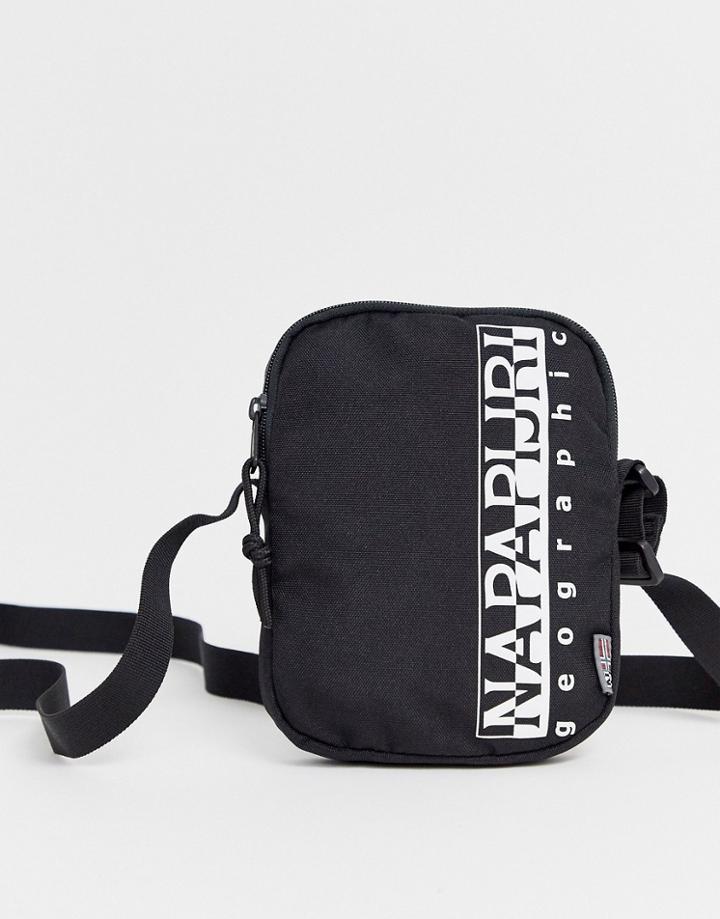 Napapijri Happy Small Cross Body Bag In Black