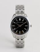 Armani Exchange Ax5512 Ladies Stainless Steel Watch With Black Dial - Silver