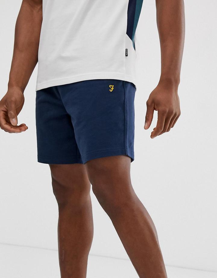 Farah Sport Hilton Sweat Short In Navy - Navy