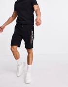 Nautica Competition Dodger Sweat Shorts In Black