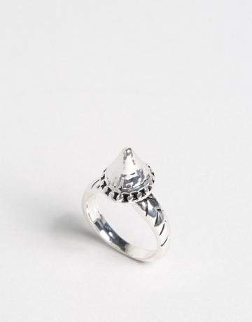 Designb London Spike Ring - Silver