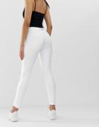 Freddy Wr. Up Shaping Effect Mid Rise Skinny Jean - White