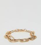 Warehouse Chunky Chain Bracelet In Gold - Gold