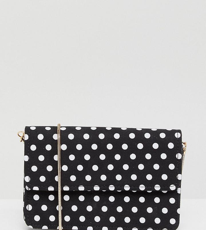 Miss Selfridge Polka Dot Crossbody Bag