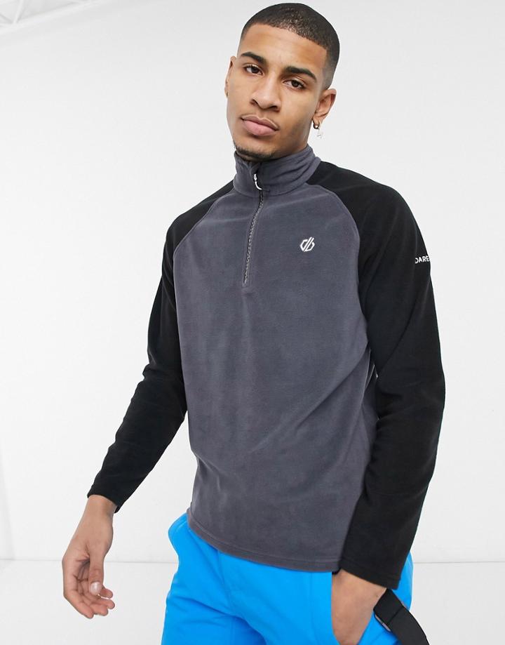 Dare 2b Freethink Ii Fleece In Ebony Gray And Black