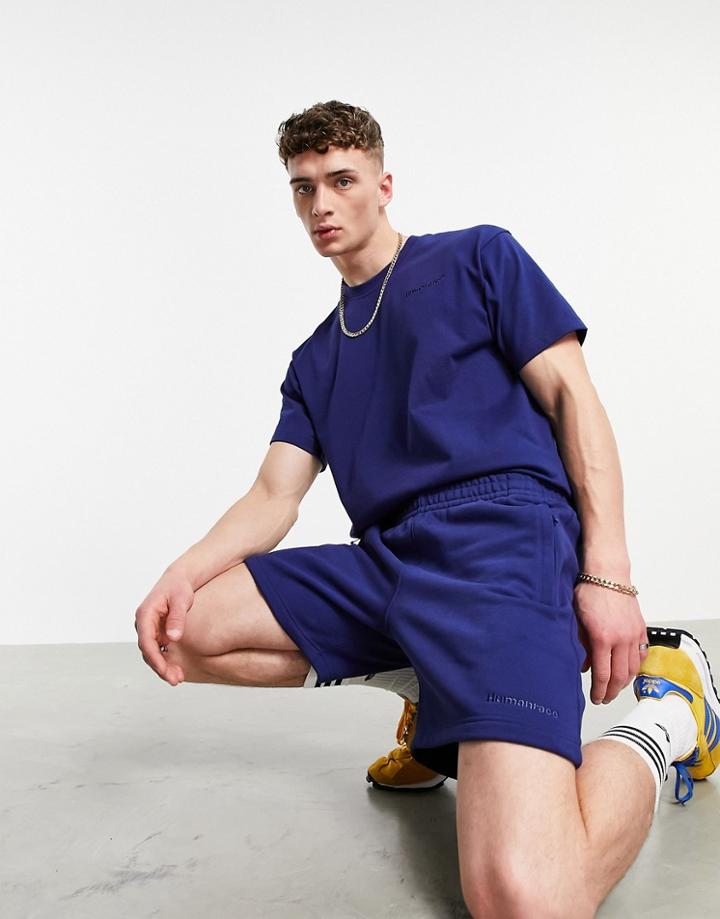 Adidas Originals X Pharrell Williams Premium Shorts In Navy