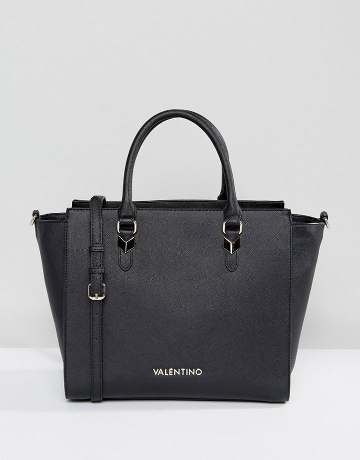 Valentino By Mario Valentino Winged Tote Bag In Black - Black