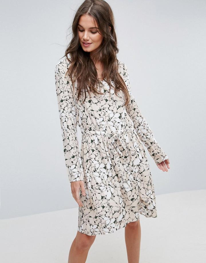 Y.a.s Blossom Print Tea Dress - Multi