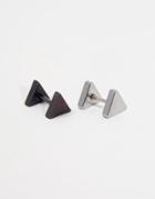 Designb Triangle Earrings In 2 Pack - Multi