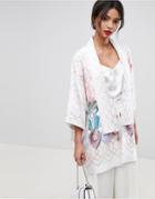 Ted Baker Kimono In Sea Of Clouds Print - Multi