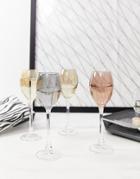 Lsa 4 Pack Prosecco Glasses In Metallic - Multi