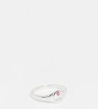 Kingsley Ryan October Birthstone Ring In Sterling Silver With Rose Crystal