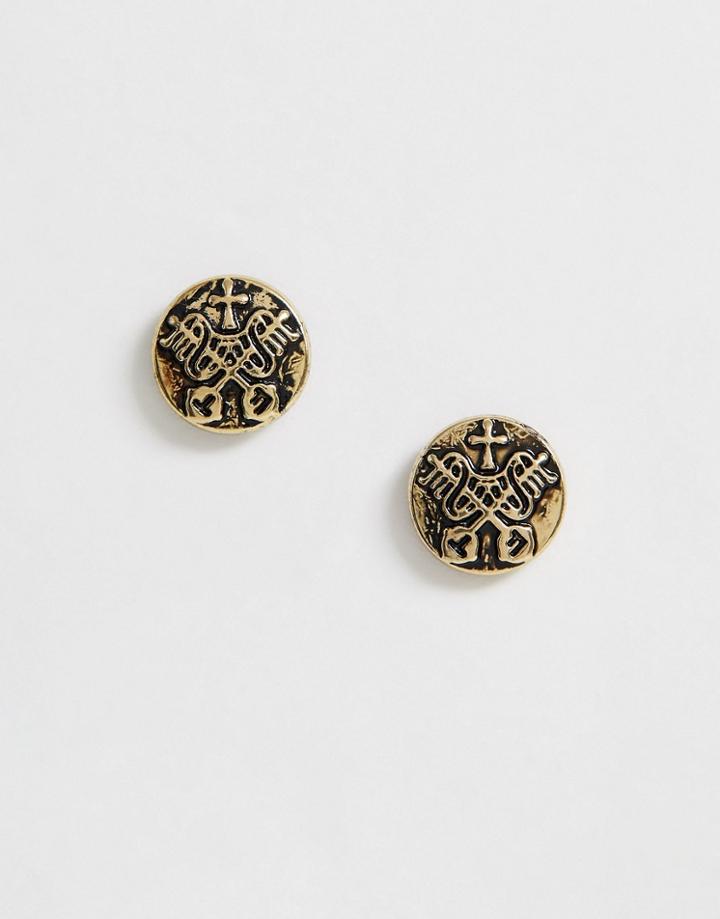 Wftw Stud Earring Multipack In Gold - Multi