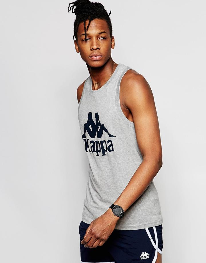 Kappa Logo Tank - Gray