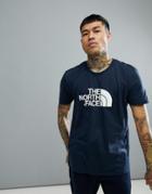 The North Face Easy Print T-shirt In Navy - Navy