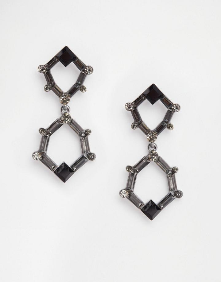 Nali Drop Hexagon Earrings