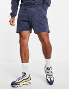 New Look Washed Short Set In Blue-blues