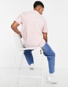 Jack & Jones Originals Oversized T-shirt With Athletic Embroidery In Pink
