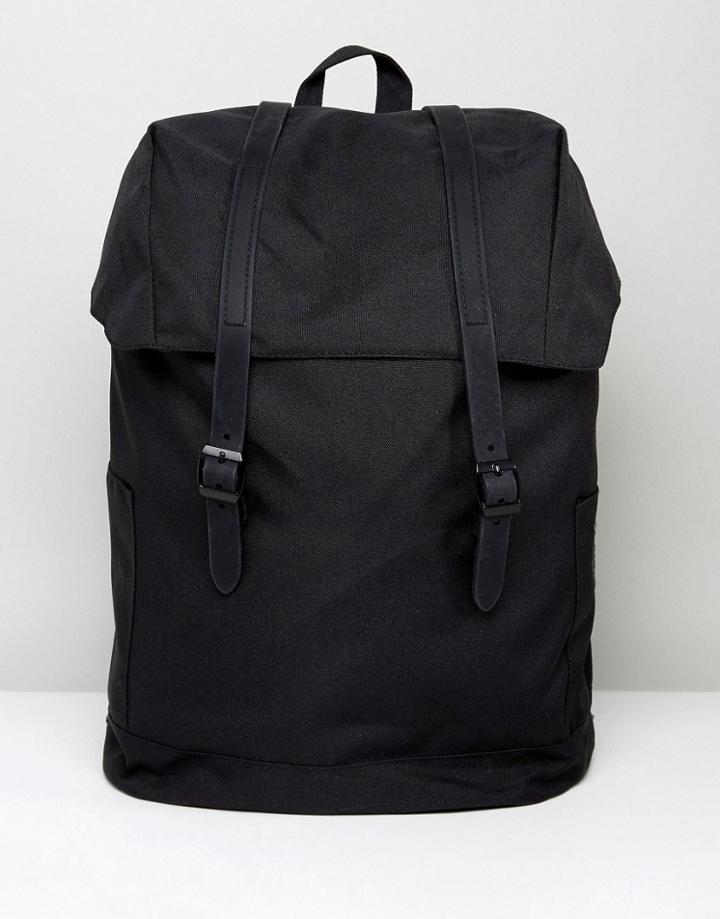 Jack & Jones Backpack In Black - Black