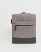 Ted Baker Kingz Nubuck Backpack In Gray - Gray