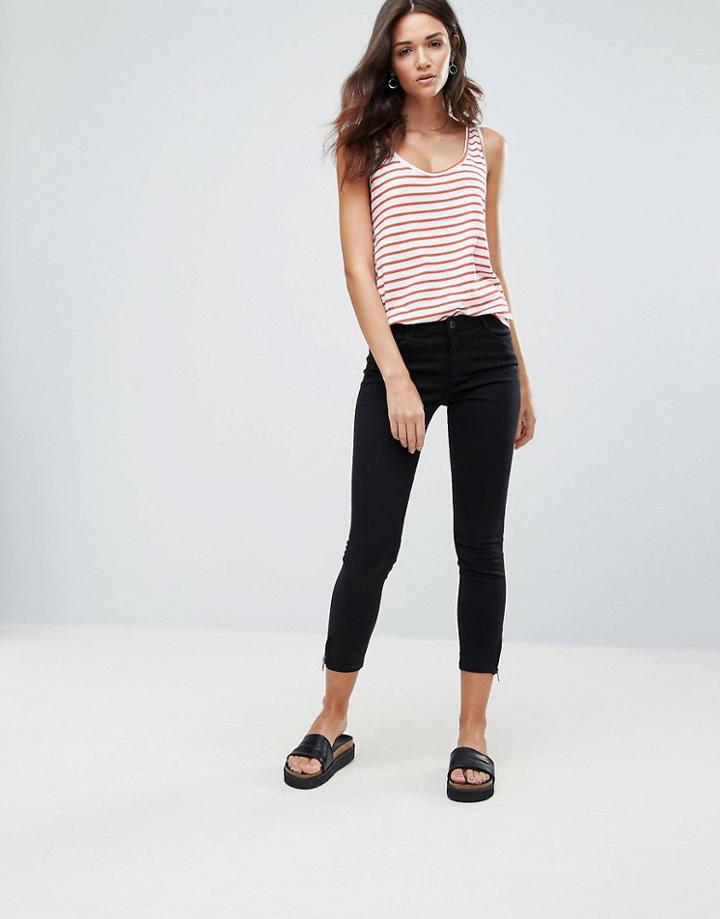 B.young Cropped Pants - Black