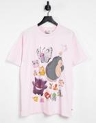Levi's X Pokemon Capsule All Over Dance Party Print Unisex T-shirt In Pink