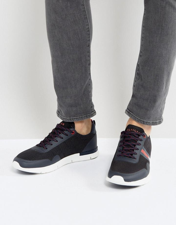 Tommy Hilfiger Tobias Logo Sneakers In Navy - Navy
